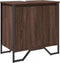 vidaXL - Wastafelkast - 60x35x60 - cm - bewerkt - hout - bruin - eikenkleurig
