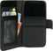 Mobiparts Excellent Wallet Case 2.0 - Flip cover - Echt leder - Zwart