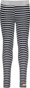 B.Nosy Kids - Legging - Fancy elastieke band - Pewter spring stripe