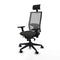 Bureaustoel met hoofdsteun Piqueras y Crespo 3D066N1 Zwart
