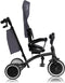 Lionelo Tris Plus - Driewieler - 2-in-1 tot 5 jaar - 360° draaibare zitting - Grey Stone