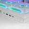 Mars Gaming MC-MIRAGE - ATX Semi-toren doos - Ingebouwd display - Wit