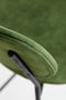 Light&living Barkruk 55x45x92 cm EMMA velvet olijf groen-donker grijs