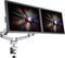 SpeaKa Professional SP-1624800 - SuperFlex Monitor-tafelbeugel 2-voudig 25,4 cm (10) - 68,6 cm (27) - Zilver-zwart (2 stuks)