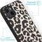 iMoshion Hoesje Geschikt voor iPhone 13 Hoesje Siliconen - iMoshion Design hoesje - Zwart / Leopard