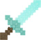 Minecraft Betoverde Diamanten Speelgoedzwaardfiguur Groen