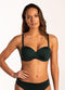 Beachlife Rich Green - Voorgevormde bikinitop met beugel - Multiway - Maat 44C