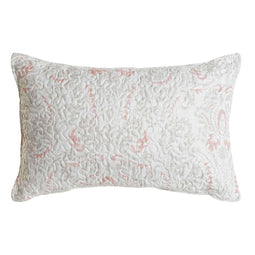 Kussen DKD Home Decor Wit Polyester Gebloemd 60 x 10 x 40 cm