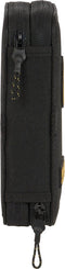 Dubbele etui Real Madrid C.F. Zwart 12.5 x 19.5 x 4 cm (28 Onderdelen)
