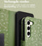 iMoshion Hoesje Geschikt voor Samsung Galaxy S23 Hoesje Met Pasjeshouder - iMoshion Design Bookcase smartphone - Groen / Green Flowers