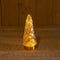 Anna's Collection - GLAZEN BOOM TAUPE MET GOUDEN VOET 10.5X24.5CM 3...