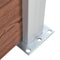 vidaXL - Schutting - 699x186 - cm - HKC - bruin