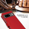 Selencia Hoesje Geschikt voor Google Pixel 8 Hoesje Met Pasjeshouder - Selencia Echt Lederen Bookcase - Rood