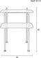 Zuiver River Kast/ Stellingkast 50 cm Rice/ Beige