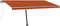 vidaXL - Luifel - vrijstaand - handmatig - uittrekbaar - 400x300 - cm - oranje - bruin