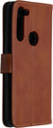 imoshion Hoesje Geschikt voor Motorola Moto G8 Power Hoesje Met Pasjeshouder - imoshion Luxe Bookcase - Bruin