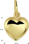 Marie Celeste - Hanger hart 8.5x8.5mm - Geelgoud