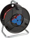 Brennenstuhl Garant - Kabelhaspel IP44 40m H05VV-F 3G1,5 - 3 stopcontacten - Zwart Rood