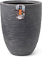 Capi Europe - Vaas Waste Rib NL - Breukbestendig - Terrazzo grijs - Ø38 cm