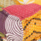 vidaXL - Poef - modulair - stof - patchwork