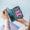 iMoshion Hoesje Geschikt voor Samsung Galaxy S21 Hoesje Met Pasjeshouder - iMoshion Luxe Portemonnee - Turquoise