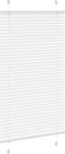 vidaXL - Plissé - rolgordijn - 80x100 - cm - stofbreedte - 79,4 - cm - polyester - wit