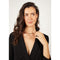 Laura Ferini Chiara - Dames Ketting - 2 lagen - 18K Wit Verguld - Zilver