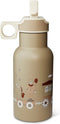 ToiZZ BV Juno - RVS Waterfles 350 ml - Houdt water tot 24 uur koud - Kleur Carnival train