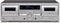 TEAC W-1200 - Dubbele cassettespeler - USB-uitgang en microfoonmixer - Zilver