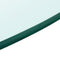 vidaXL - Tafelblad - van - gehard - glas - 900 - mm - rond