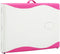 vidaXL - Massagetafel - inklapbaar - 2 - zones - hout - wit - en - roze
