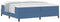 vidaXL - Bedframe - Blauw - 200x200 - cm - Corduroy - Stof