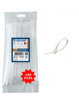 Velamp - Kabelbinders - 7.6x550mm - Wit (50 stuks)