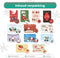 Giftmas Kerstkaarten - Wenskaarten - 36 Stuks - Met Enveloppen en Stickers - Nieuwjaarskaarten - 10x15cm