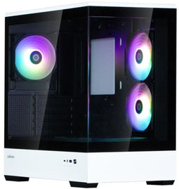 Zalman P30 BW V2 - Mini Tower PC - Micro-ATX Mini-ITX - Glas Zwart