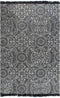 vidaXL - Kelim - vloerkleed - met - patroon - 120x180 - cm - katoen - grijs