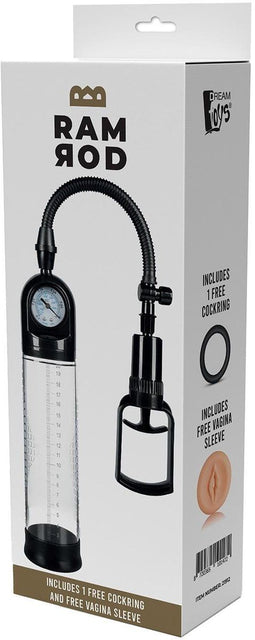 Penis Pomp Dream Toys Ramrod Zwart