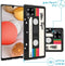 iMoshion Hoesje Geschikt voor Samsung Galaxy A42 Hoesje Siliconen - iMoshion Design hoesje - Zwart / Transparant / Cassette Tape