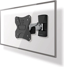 Nedis TVWM5410BK - Muurbeugel - Draai- en kantelbaar - Zwart