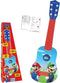 Super Mario - Mijn eerste gitaar - 53 cm - Inclusief instructies voor het spelen van gitaar