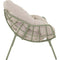 Relaxstoel Cozy Aluminium beige