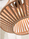 GOOD&MOJO Vloerlamp Merapi - Bamboe Wit/Naturel - 57x30x150cm - Modern - Staande lampen voor Woonkamer - Slaapkamer