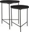 Mica Decorations Bijzettafel - Set van 2 - Zwart