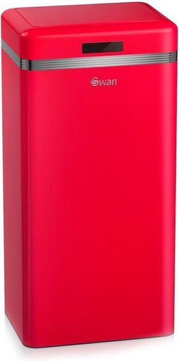 Swan Sensor Prullenbak – 45 Liter Inhoud – Tot 15 cm Afstand – Rood