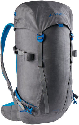 VAUDE Rupal 35+ - Unisex alpinistenrugzak - Waterafstotend - anthracite
