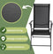 Albatros Aruba - Tuinstoelen Set van 2 - Opvouwbare Tuinstoelen met Robuust Metalen Frame en Hoog Draagvermogen (2 stuks)