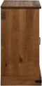 vidaXL - Dressoir - HALDEN - met - schuifdeur - 80x40x80 - cm - massief - hout
