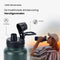 VANN® Ultimate Bottle - RVS Waterfles 500 ML met rietje - 24 uur koud 12 uur warm - Zwart