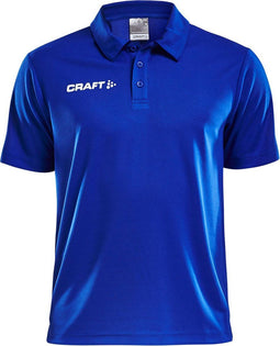Craft Progress Polo Pique Heren - Sportpolo - Sneldrogend materiaal - Donkerblauw/wit