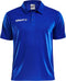 Craft Progress Polo Pique Heren - Sportpolo - Sneldrogend materiaal - Donkerblauw/wit